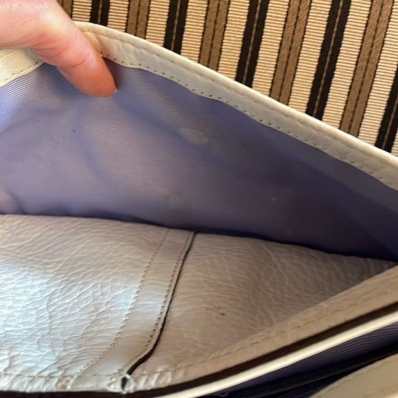 Y2K/vintage coach F13105 pebbled leather SOHO off white with tan shoulder bag - Picture 14 of 14